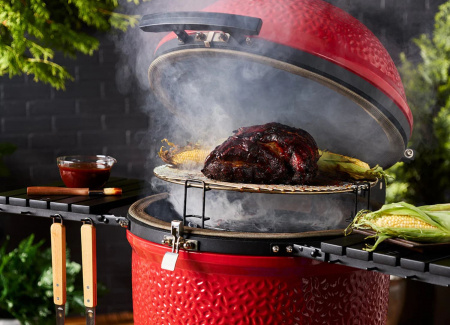 Вставка SlōRoller с держателем решеток для гриля Kamado Joe Big