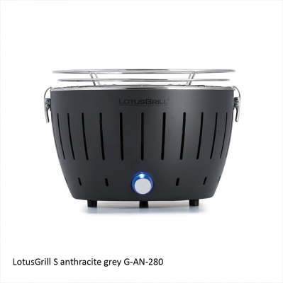 Угольный бездымный гриль LotusGrill S anthracite grey