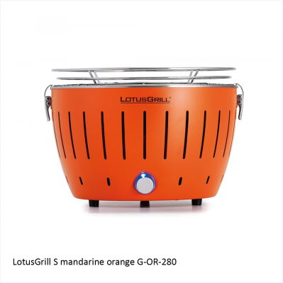 Угольный бездымный гриль LotusGrill S mandarine orange