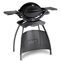 Гриль газовый Weber Q-1200 Black Line с подставкой