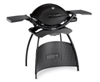 Газовый гриль Weber Q-2200, черный, с подставкой