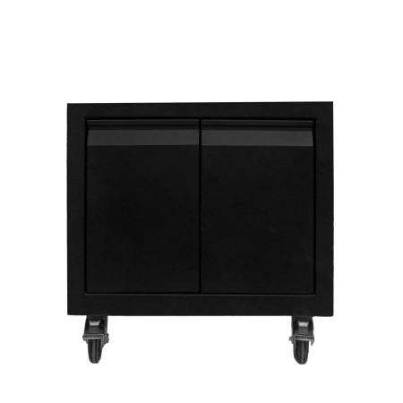 Шкаф тележка из черного металла – крашенная (3 горелки, 700 мм) фото в интернет-магазине BBQRU.RU