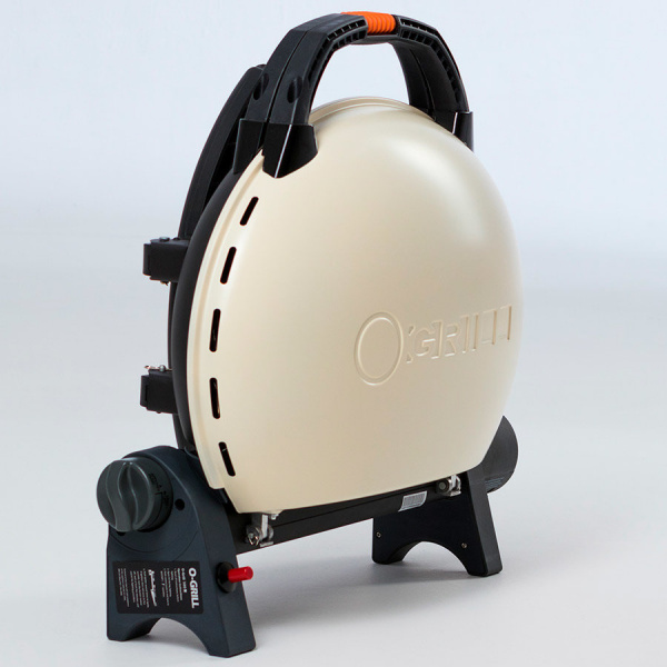 Портативный газовый гриль O-Grill 500M, кремовый