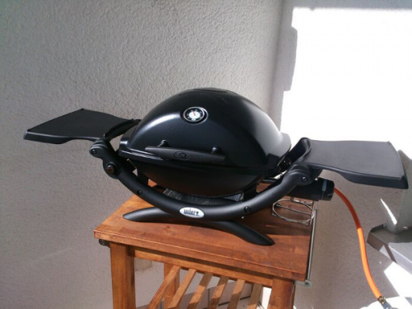 Газовый гриль Weber Q-1200 Black Line черный