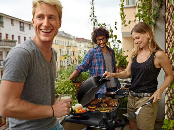 Газовый гриль Weber Q-1200 Black Line черный