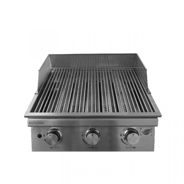 Встраиваемый гриль B-Fire Kutuzov 3, нерж. сталь (HoReCa, магистральный газ)