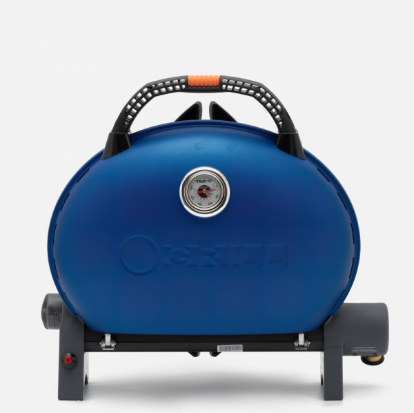 Портативный газовый гриль O-Grill 500MT, синий
