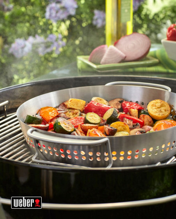 Противень для жарки овощей и ростер для птицы Weber Gourmet BBQ System