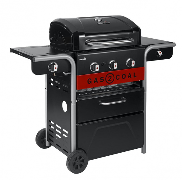 Гриль газово-угольный Char-Broil Gas2Coal Hybrid 3B New