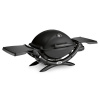 Гриль газовый Weber Q-1200 Black Line с подставкой