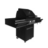 Газовый гриль B-Fire Bizon Premium 2 (2 столика + тележка 55 см.), черный